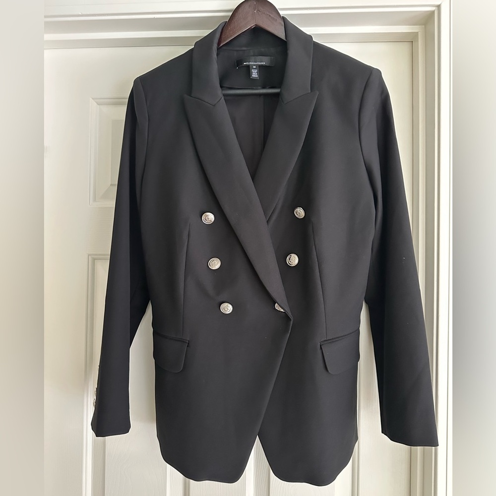 White House Black Market Black Blazer